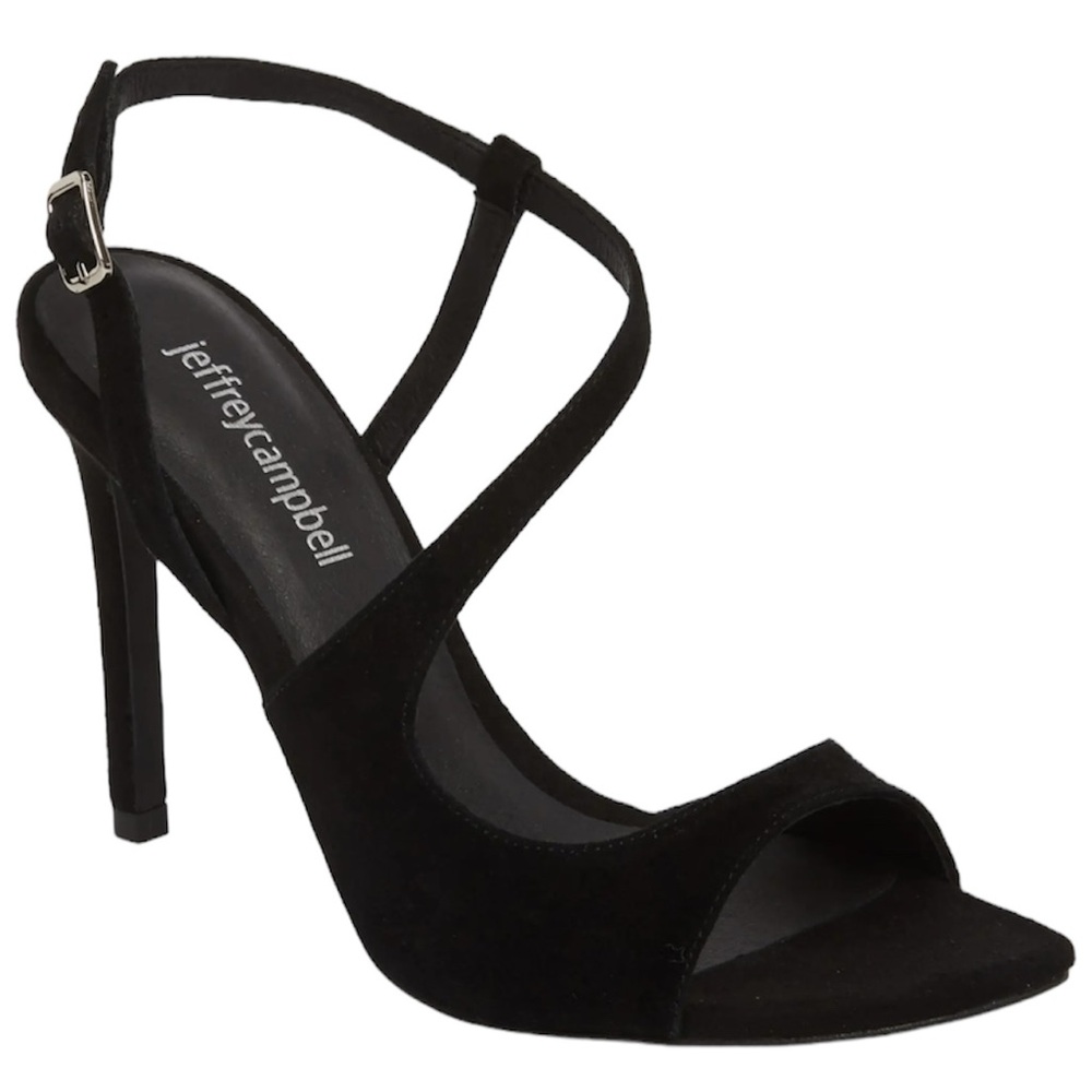 Jeffrey Campbell Nominal Black Suede Size 10